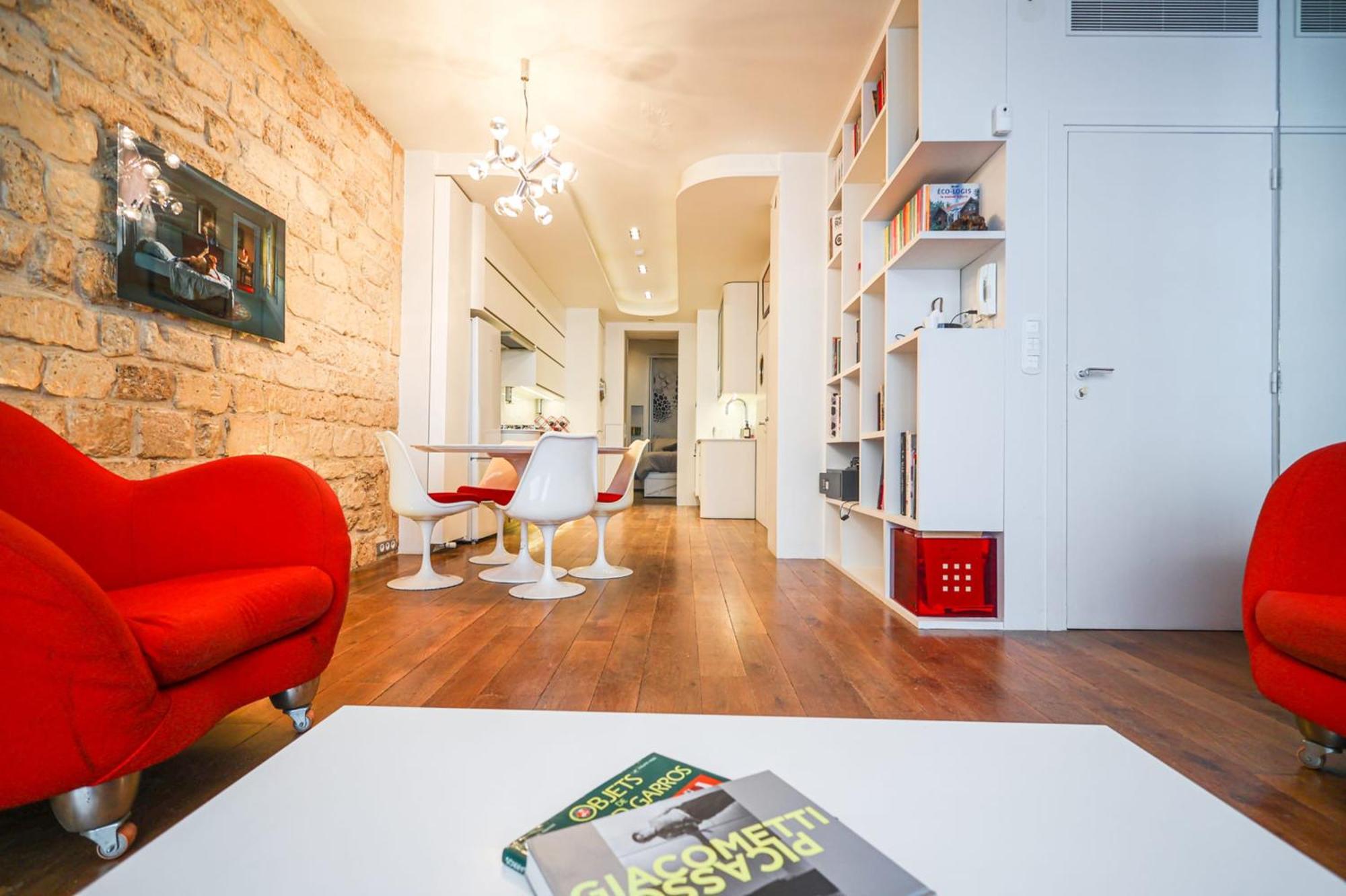Elegant Appartement Climatise De 65 M2 Avec 2 Ch Paris Dış mekan fotoğraf